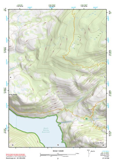 37119NW Page 7 Yosemite Valley Topo Preview 1