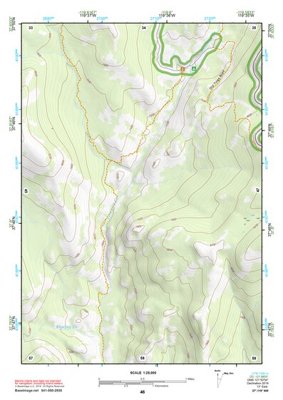 37119NW Page 46 Yosemite Valley Topo Preview 1
