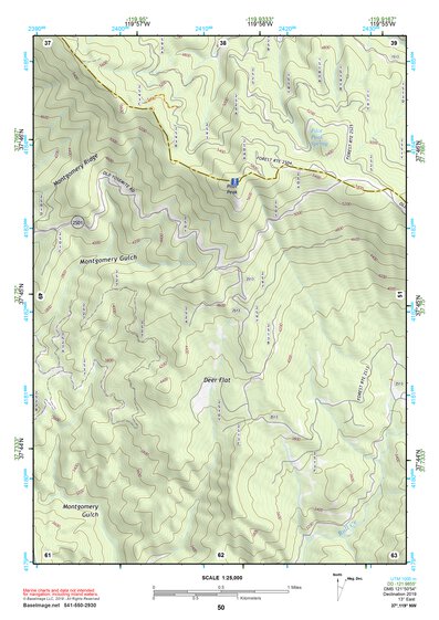 37119NW Page 50 Yosemite Valley Topo Preview 1