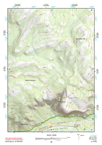 37119NW Page 57 Yosemite Valley Topo Preview 1