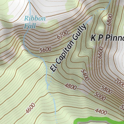 37119NW Page 57 Yosemite Valley Topo Preview 3