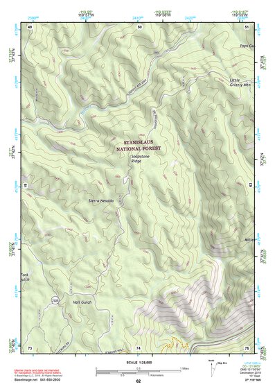 37119NW Page 62 Yosemite Valley Topo Preview 1