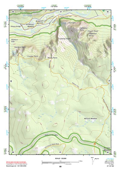 37119NW Page 69 Yosemite Valley Topo Preview 1