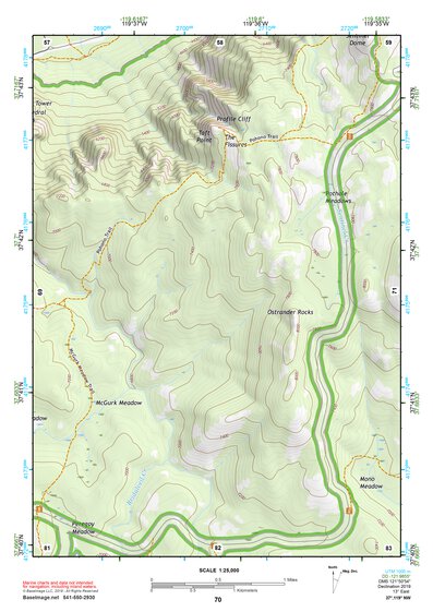 37119NW Page 70 Yosemite Valley Topo Preview 1
