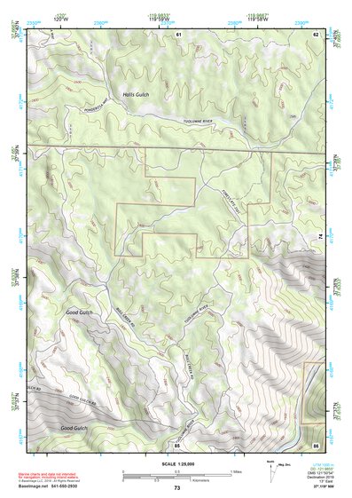 37119NW Page 73 Yosemite Valley Topo Preview 1