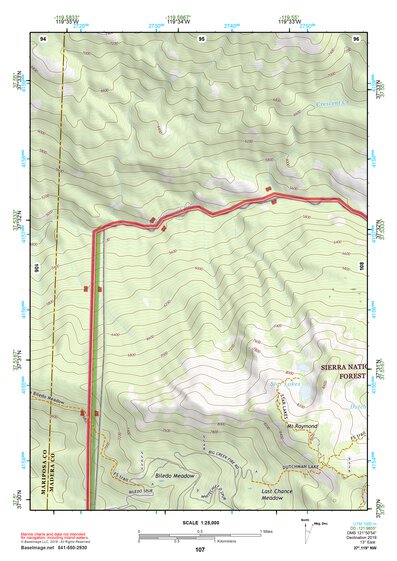37119NW Page 107 Yosemite Valley Topo Preview 1
