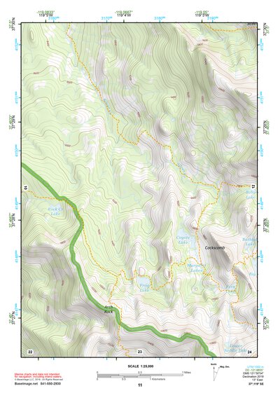 37119SE Page 11 Shaver Lake Topo Preview 1