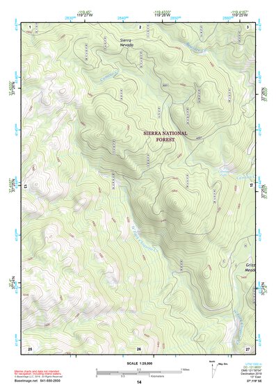 37119SE Page 14 Shaver Lake Topo Preview 1