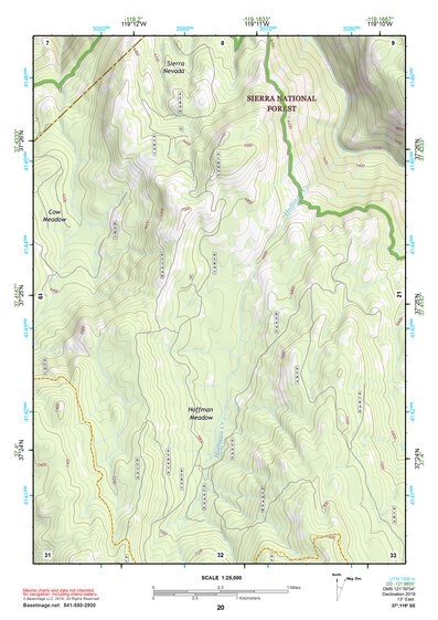 37119SE Page 20 Shaver Lake Topo Preview 1