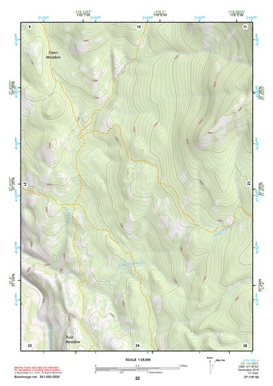 37119SE Page 22 Shaver Lake Topo Preview 1