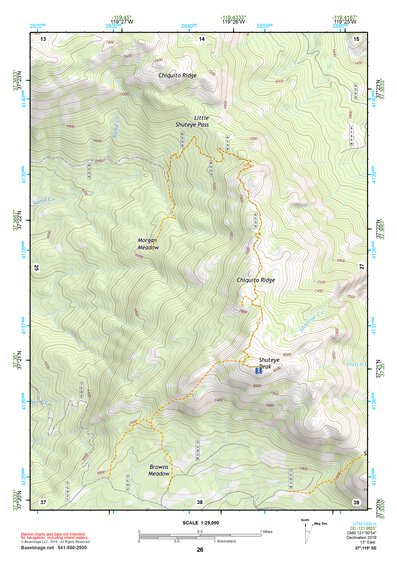 37119SE Page 26 Shaver Lake Topo Preview 1
