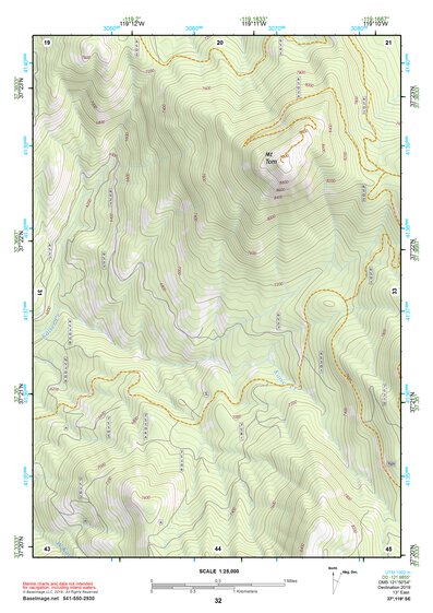 37119SE Page 32 Shaver Lake Topo Preview 1