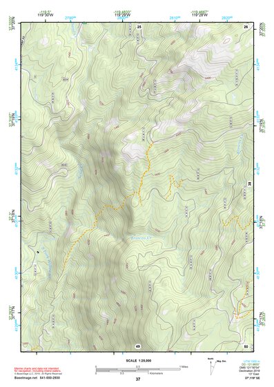37119SE Page 37 Shaver Lake Topo Preview 1