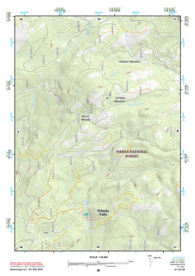 37119SE Page 38 Shaver Lake Topo Preview 1
