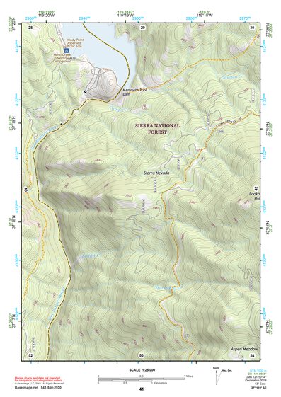 37119SE Page 41 Shaver Lake Topo Preview 1