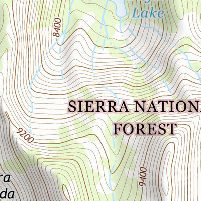 37119SE Page 44 Shaver Lake Topo Preview 3