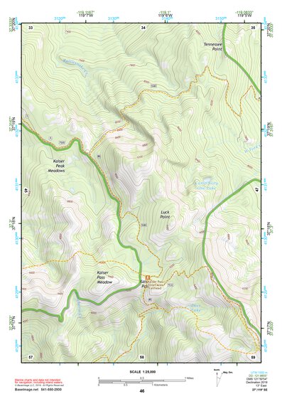 37119SE Page 46 Shaver Lake Topo Preview 1