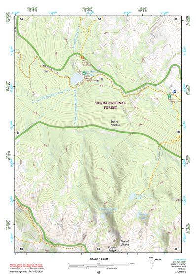 37119SE Page 47 Shaver Lake Topo Preview 1