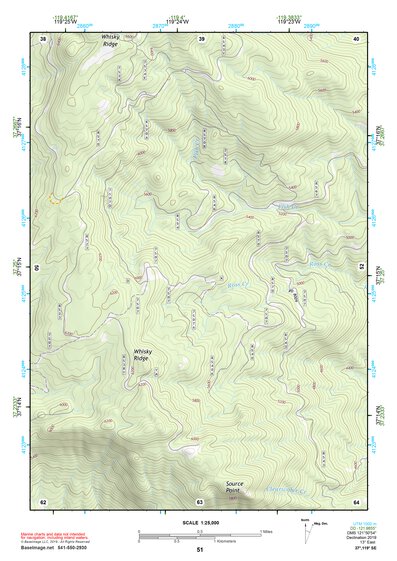 37119SE Page 51 Shaver Lake Topo Preview 1