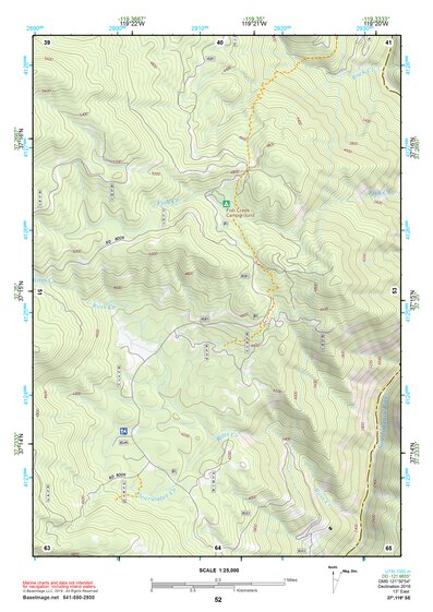 37119SE Page 52 Shaver Lake Topo Preview 1