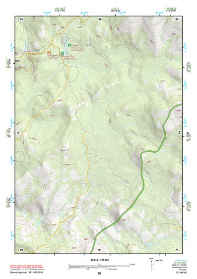 37119SE Page 58 Shaver Lake Topo Preview 1