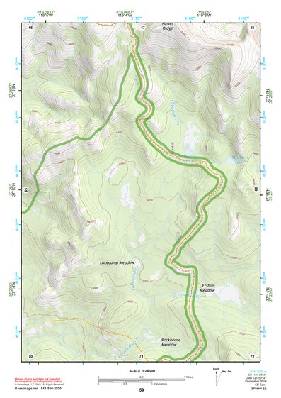37119SE Page 59 Shaver Lake Topo Preview 1