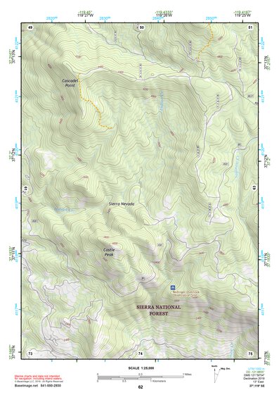 37119SE Page 62 Shaver Lake Topo Preview 1