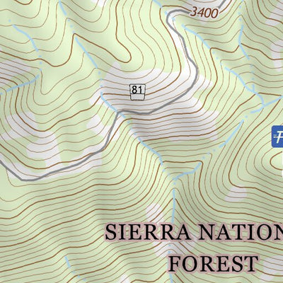 37119SE Page 62 Shaver Lake Topo Preview 3