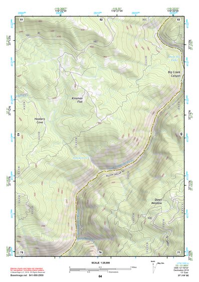 37119SE Page 64 Shaver Lake Topo Preview 1