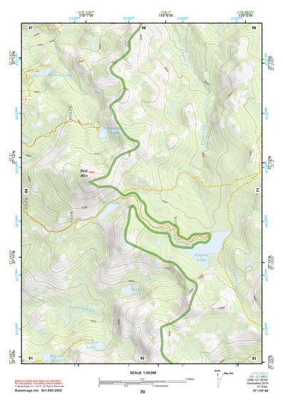 37119SE Page 70 Shaver Lake Topo Preview 1