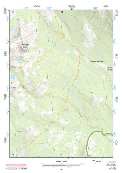 37119SE Page 84 Shaver Lake Topo Preview 1
