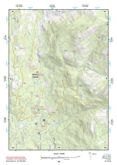 37119SE Page 93 Shaver Lake Topo Preview 1