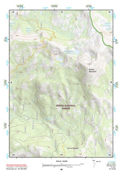 37119SE Page 95 Shaver Lake Topo Preview 1