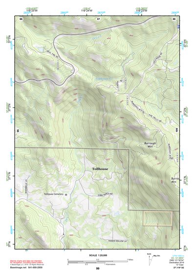 37119SE Page 99 Shaver Lake Topo Preview 1