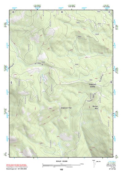 37119SE Page 102 Shaver Lake Topo Preview 1