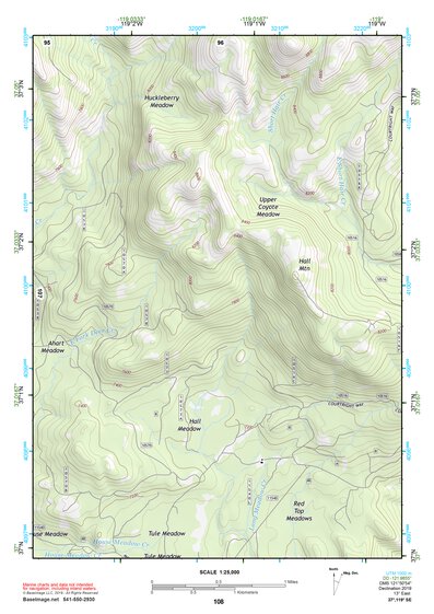 37119SE Page 108 Shaver Lake Topo Preview 1