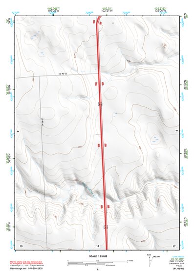 38102NE Page 4 Cheyenne Wells Topo Preview 1