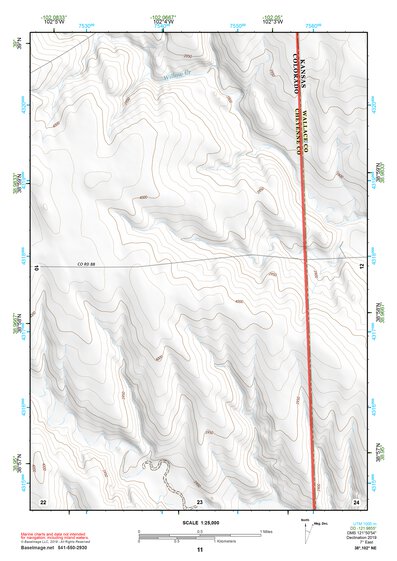 38102NE Page 11 Cheyenne Wells Topo Preview 1