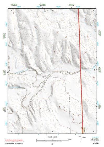 38102NE Page 23 Cheyenne Wells Topo Preview 1