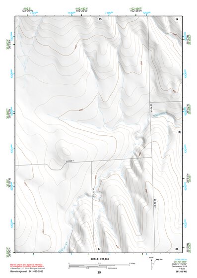 38102NE Page 25 Cheyenne Wells Topo Preview 1