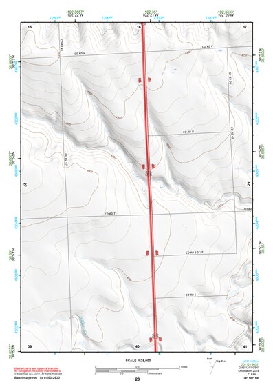 38102NE Page 28 Cheyenne Wells Topo Preview 1