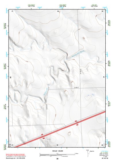 38102NE Page 30 Cheyenne Wells Topo Preview 1
