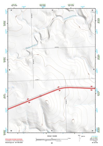 38102NE Page 31 Cheyenne Wells Topo Preview 1