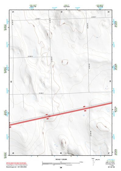 38102NE Page 34 Cheyenne Wells Topo Preview 1