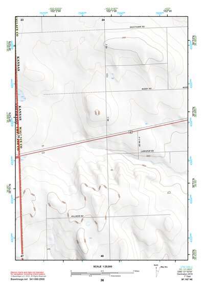 38102NE Page 36 Cheyenne Wells Topo Preview 1