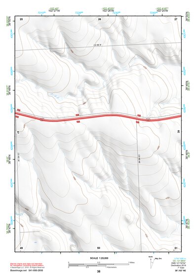 38102NE Page 38 Cheyenne Wells Topo Preview 1