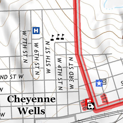 38102NE Page 40 Cheyenne Wells Topo Preview 3