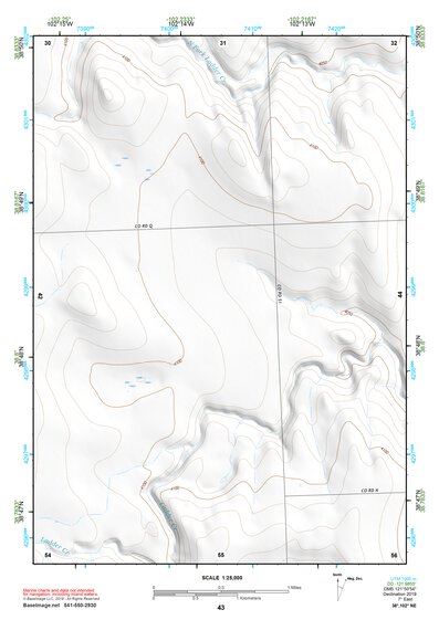 38102NE Page 43 Cheyenne Wells Topo Preview 1