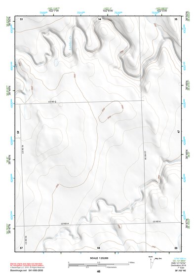 38102NE Page 46 Cheyenne Wells Topo Preview 1