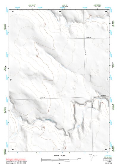 38102NE Page 70 Cheyenne Wells Topo Preview 1
